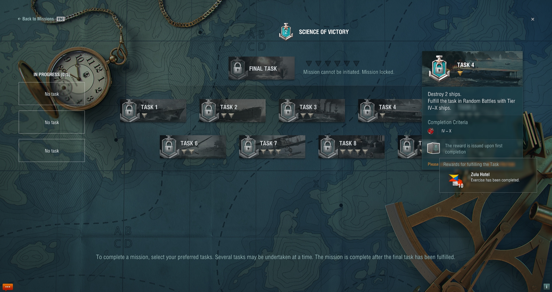 world of warships operation of the week rewards after complete five stars