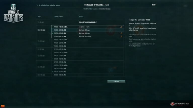 world of warships please update the client