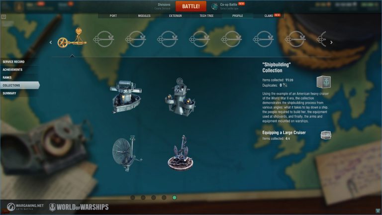 world of warship daily login reward